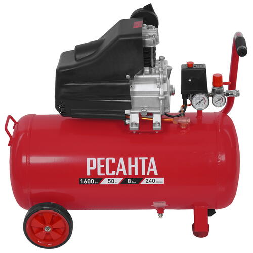 Купить Компрессор поршневой масляный Ресанта КП-50/240М  9944761. Характеристики, отзывы и цены в Донецке