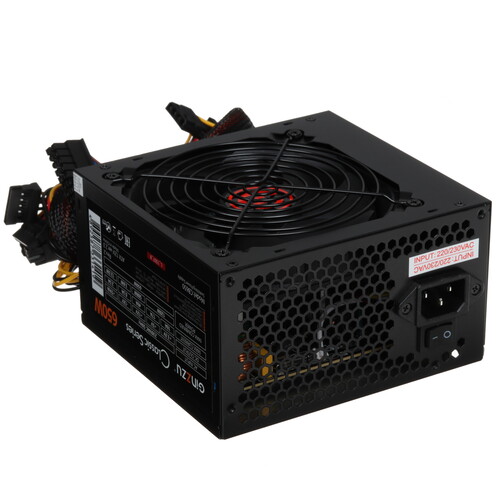 Купить Блок питания GiNZZU CB650 [17130] черный  8136851. Характеристики, отзывы и цены в Донецке