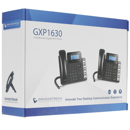 Купить Телефон VoIP Grandstream GXP1630 черный  1197759. Характеристики, отзывы и цены в Донецке