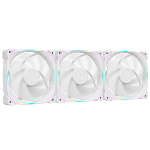 Купить Комплект вентиляторов Geometric Future Squama 2503W Triple Pack [1F2503W312001] белый  5615652. Характеристики, отзывы и цены в Донецке