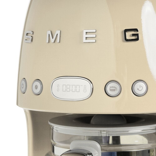 Купить Кофеварка капельная SMEG DCF02CREU бежевый  5313372. Характеристики, отзывы и цены в Донецке
