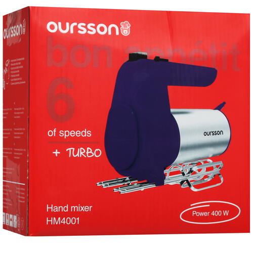 Купить Миксер Oursson HM4001/RD красный  8197023. Характеристики, отзывы и цены в Донецке
