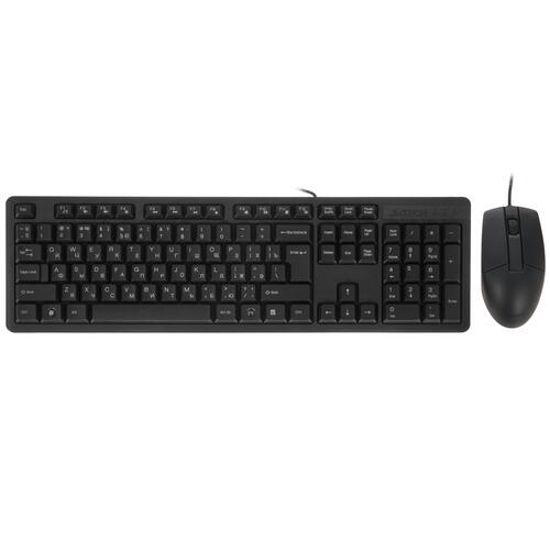 Купить Клавиатура+мышь  проводная  A4Tech KK-3330S черный  4893157. Характеристики, отзывы и цены в Донецке