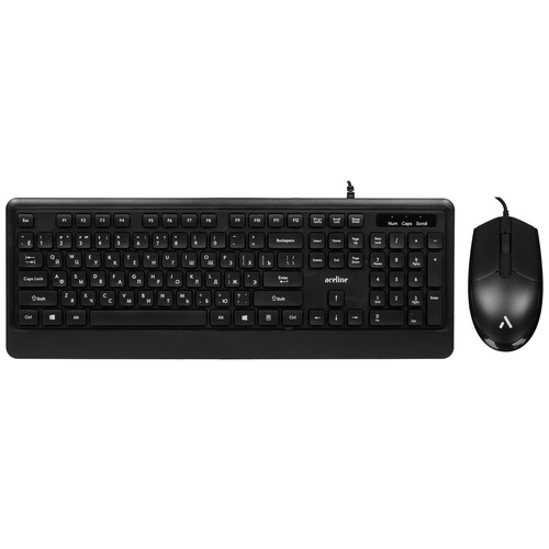 Купить Клавиатура+мышь  проводная  Aceline KY-348 черный  9212778. Характеристики, отзывы и цены в Донецке