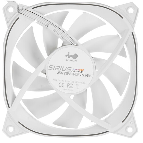 Купить Комплект вентиляторов InWin Sirius Extreme Pure ASE120P [IW-FN-ASE120P-3PK] белый  5615548. Характеристики, отзывы и цены в Донецке