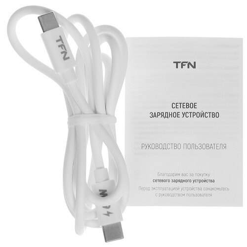 Купить Сетевое зарядное устройство TFN RAPID Type-C PD 20W белый  5367359. Характеристики, отзывы и цены в Донецке