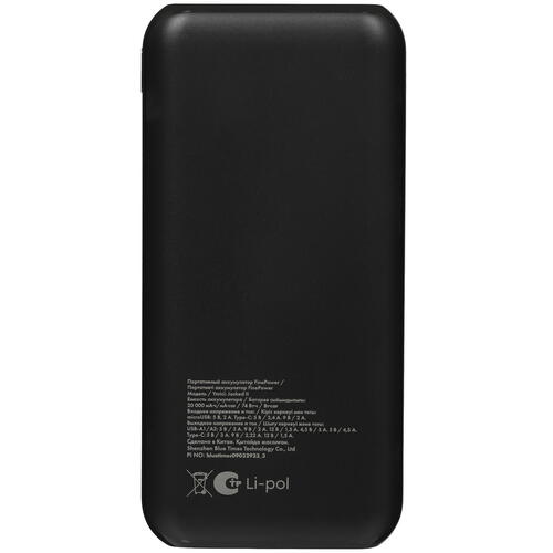 Купить Портативный аккумулятор FinePower Jacked II черный  5094745. Характеристики, отзывы и цены в Донецке