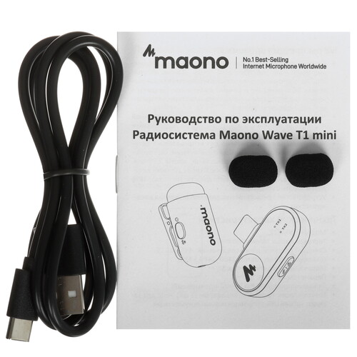 Купить Радиосистема Maono Wave T1 mini Type-C+Lightning  5623975. Характеристики, отзывы и цены в Донецке