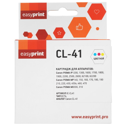 Купить Картридж EasyPrint IC-CL41 многоцветный  9981491. Характеристики, отзывы и цены в Донецке