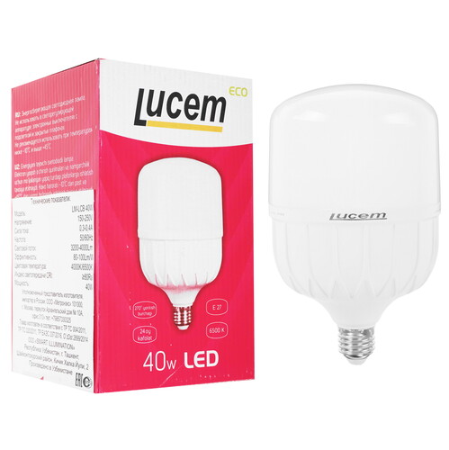 Купить Лампа светодиодная Lucem LM-LCB 40W  9162578. Характеристики, отзывы и цены в Донецке