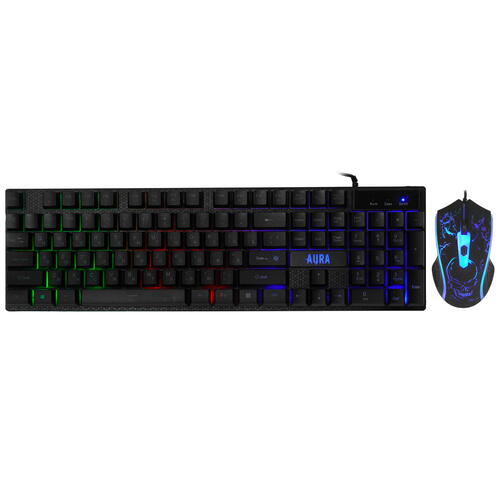 Купить Игровой набор Defender Aura MKP-117 черный  4866644. Характеристики, отзывы и цены в Донецке