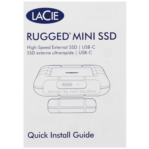 Купить 500 ГБ Внешний SSD LaCie Rugged Mini  5471279. Характеристики, отзывы и цены в Донецке