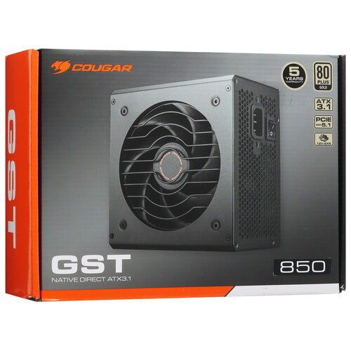 Купить Блок питания Cougar GST 850W  5454631. Характеристики, отзывы и цены в Донецке
