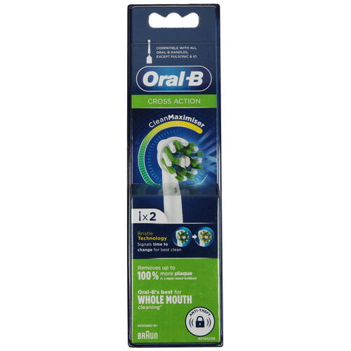 Купить Набор сменных насадок Braun Oral-B EB50RB Cross Action  5414845. Характеристики, отзывы и цены в Донецке