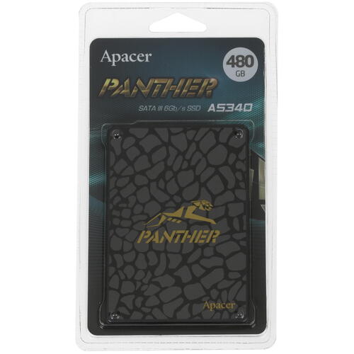Купить 480 ГБ 2.5" SATA накопитель Apacer AS340 PANTHER  1628746. Характеристики, отзывы и цены в Донецке