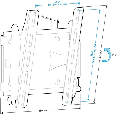 Купить Кронштейн для ТВ Holder LCDS-5010 черный  0123331. Характеристики, отзывы и цены в Донецке