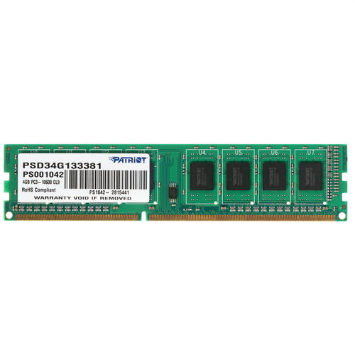 Купить Оперативная память Patriot Signature Line [PSD34G133381] 4 ГБ  1099677. Характеристики, отзывы и цены в Донецке