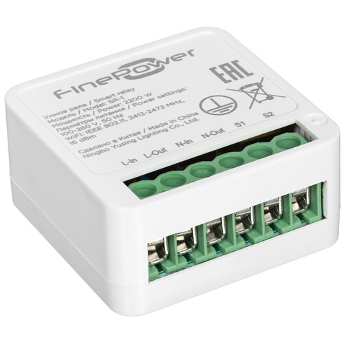 Купить Умное реле FinePower SR-1  9100462. Характеристики, отзывы и цены в Донецке