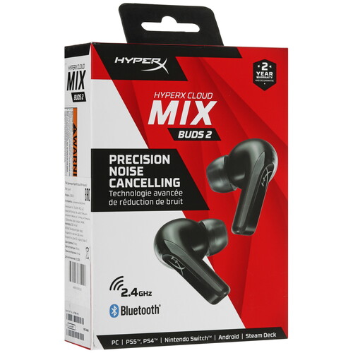Купить Наушники TWS HyperX Cloud MIX Buds 2 черный 2024  5606300. Характеристики, отзывы и цены в Донецке