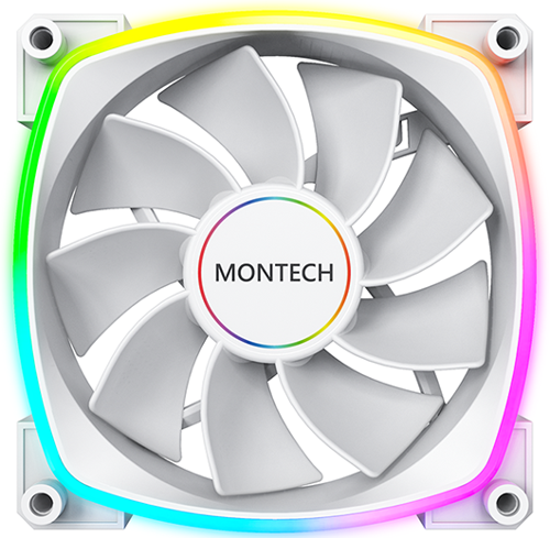 Купить Реверсный вентилятор MONTECH RX 140 PWM White  5433920. Характеристики, отзывы и цены в Донецке