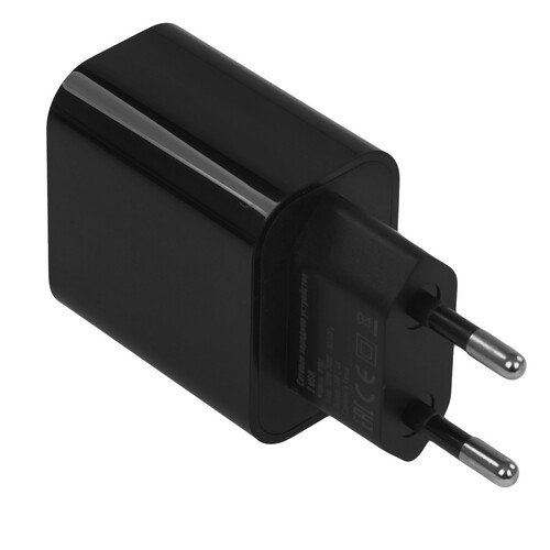 Купить Сетевое зарядное устройство BorasCO 37264 черный  9178406. Характеристики, отзывы и цены в Донецке