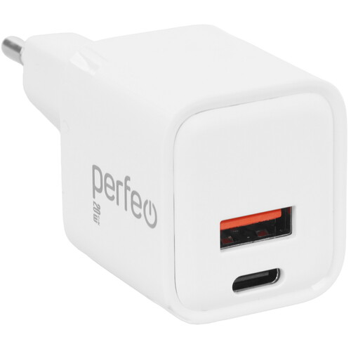 Купить Сетевое зарядное устройство Perfeo I4652 белый  9172982. Характеристики, отзывы и цены в Донецке