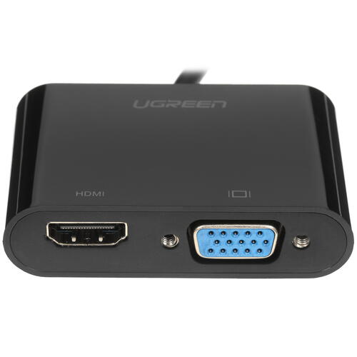 Купить Переходник однонаправленный Ugreen HDMI - VGA/HDMI+Jack 3.5, 0.3 м  4714425. Характеристики, отзывы и цены в Донецке