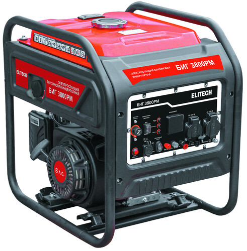 Купить Электрогенератор   бензиновый Elitech БИГ 3800РМ  9145119. Характеристики, отзывы и цены в Донецке