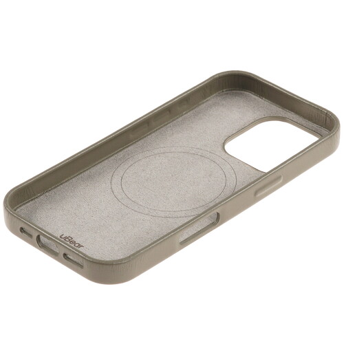 Купить Накладка  uBear Capital Leather Case для Apple iPhone 16 Pro серый  5474384. Характеристики, отзывы и цены в Донецке