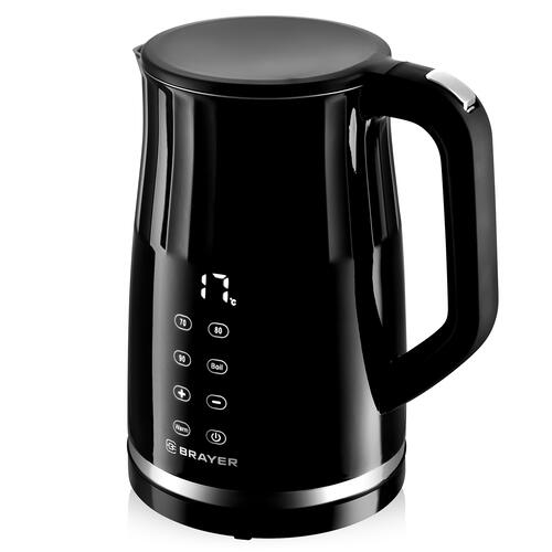 Купить Электрочайник BRAYER BR1036 черный  9960283. Характеристики, отзывы и цены в Донецке