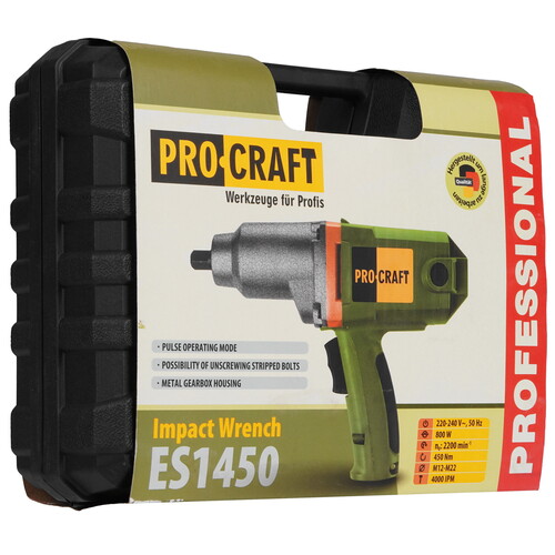 Купить Гайковерт Procraft ES1450  5496788. Характеристики, отзывы и цены в Донецке