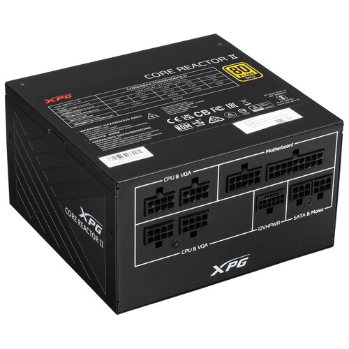 Купить Блок питания ADATA XPG CORE REACTOR II 650 GOLD [COREREACTORII650G-BKCEU] черный  5416304. Характеристики, отзывы и цены в Донецке