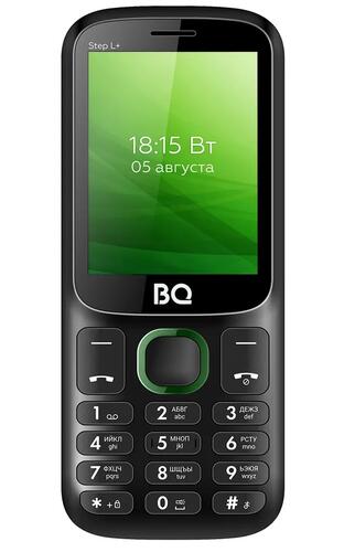 Купить Сотовый телефон BQ 2440 Step L+ зеленый/черный  9111937. Характеристики, отзывы и цены в Донецке