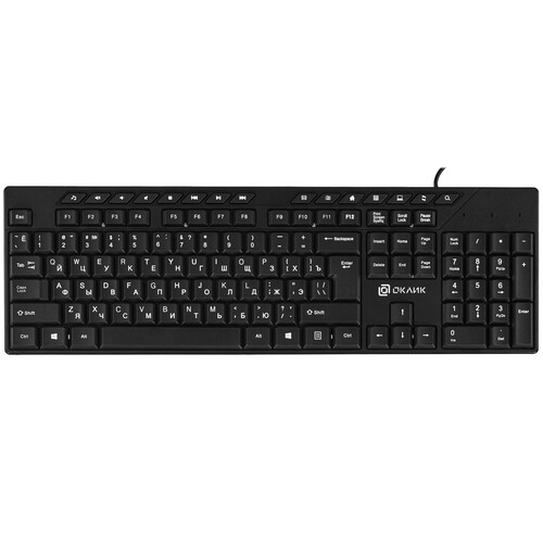 Купить Клавиатура проводная Oklick 125M  5603380. Характеристики, отзывы и цены в Донецке