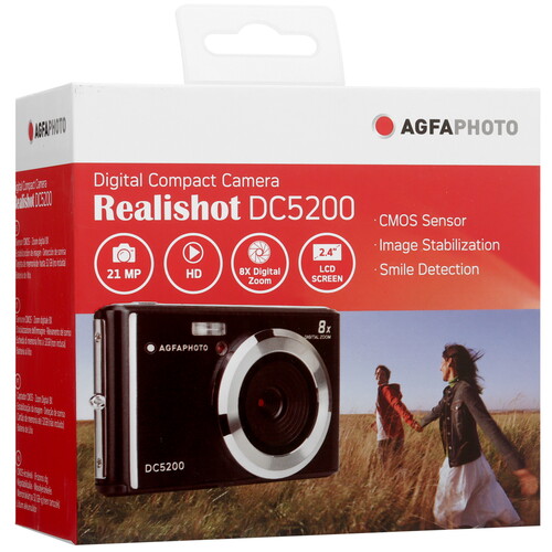 Купить Компактный фотоаппарат AgfaPhoto DC5200 черный  5468002. Характеристики, отзывы и цены в Донецке