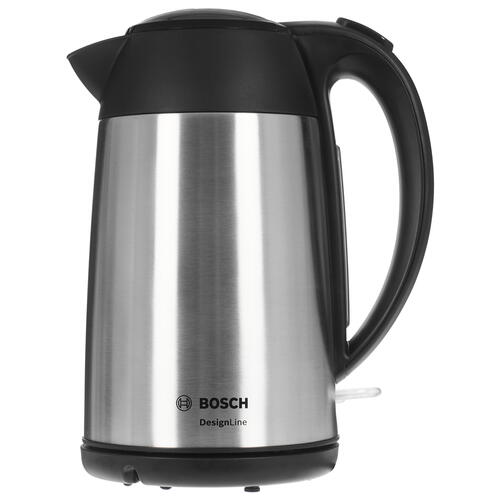 Купить Электрочайник Bosch TWK 3P420 серебристый  5056235. Характеристики, отзывы и цены в Донецке