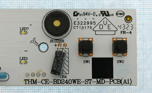 Купить Плата (FK + LED-ind) для морозильного шкафа DEXP F4-28AMA  9094839. Характеристики, отзывы и цены в Донецке