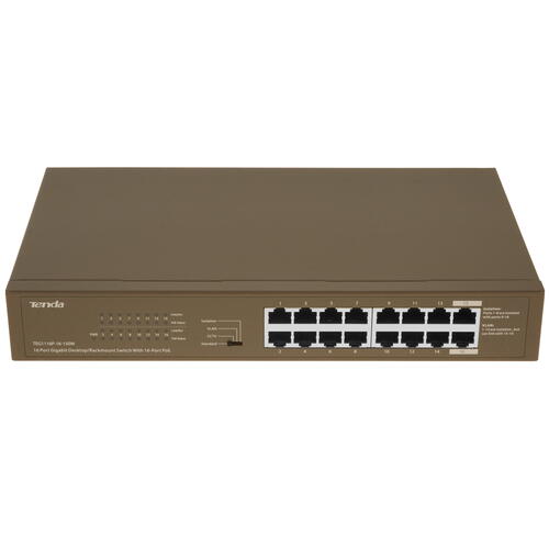 Купить Коммутатор Tenda TEG1116P-16-150W  9914243. Характеристики, отзывы и цены в Донецке
