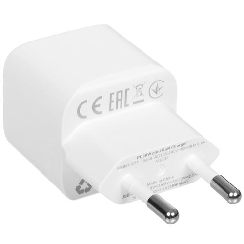 Купить Сетевое зарядное устройство ACEFAST A77 mini PD30W белый  9096533. Характеристики, отзывы и цены в Донецке