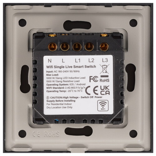 Купить Выключатель Sibling Powerlite-WS3В0  5490292. Характеристики, отзывы и цены в Донецке