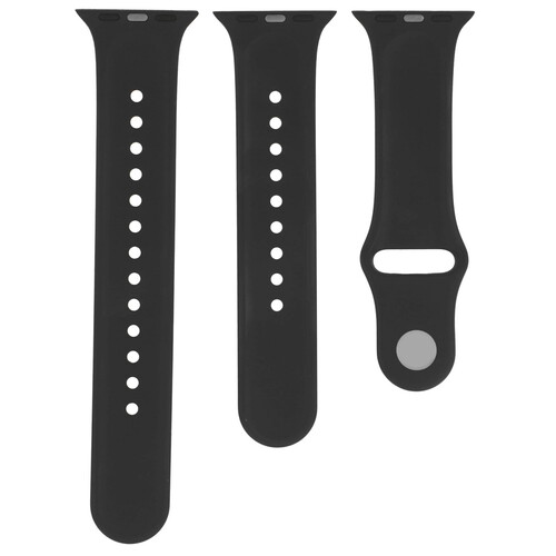 Купить Ремешок Lyambda для Apple Watch 38/ 40/ 41mm черный  9252314. Характеристики, отзывы и цены в Донецке