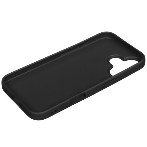 Купить Накладка  BoraSCO для Apple iPhone 16 черный  5473655. Характеристики, отзывы и цены в Донецке