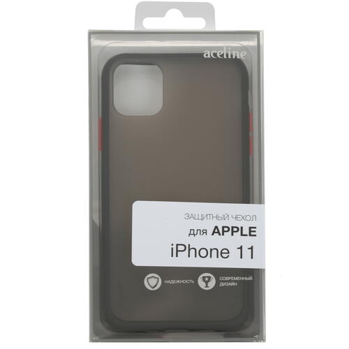 Купить Накладка  Aceline Muddle для Apple iPhone 11 черный  1608943. Характеристики, отзывы и цены в Донецке