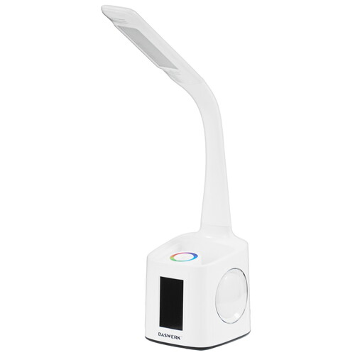Купить Настольный светильник DASWERK 8 в 1 белый  9171562. Характеристики, отзывы и цены в Донецке