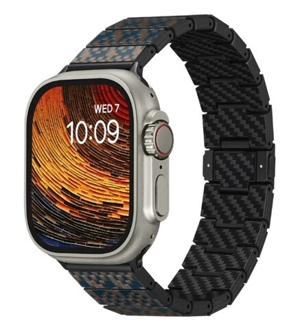 Купить Ремешок Pitaka для Apple Watch 38/ 40/ 41/ 42/ 44/ 45/ 49mm коричневый  5480677. Характеристики, отзывы и цены в Донецке