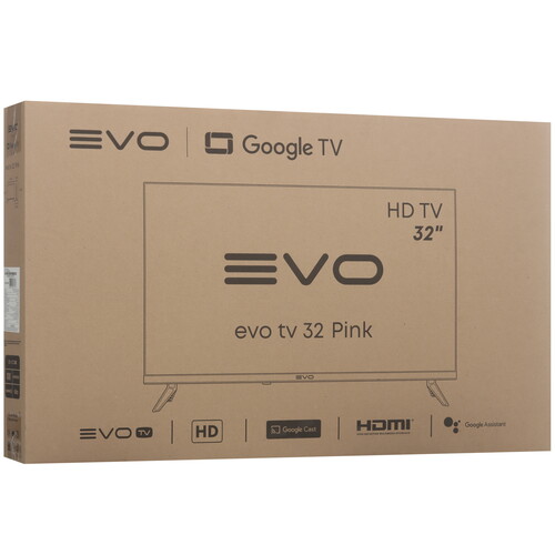 Купить 32" (81 см) Телевизор EVO TV 32 розовый  5641942. Характеристики, отзывы и цены в Донецке