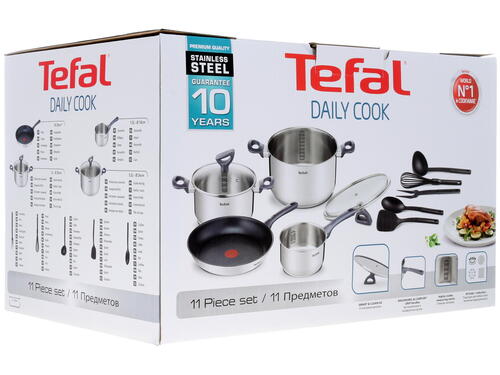 Купить Набор посуды Tefal Daily Cook G713SB45  1254824. Характеристики, отзывы и цены в Донецке