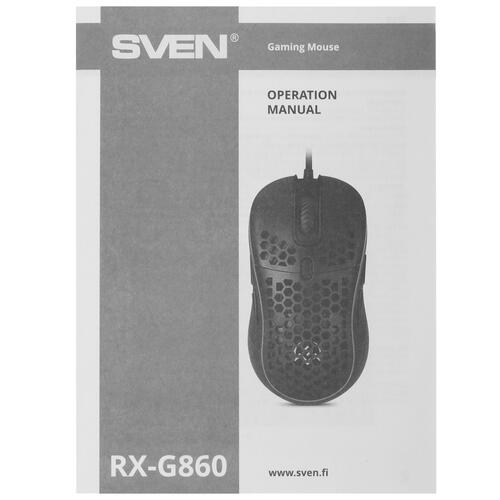 Купить Мышь проводная SVEN RX-G860  5002784. Характеристики, отзывы и цены в Донецке