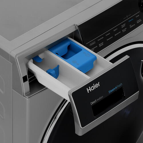 Купить Стиральная машина Haier HW90-B14979S серебристый  5354704. Характеристики, отзывы и цены в Донецке