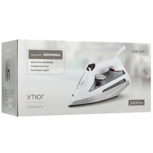 Купить Утюг DEXP CE2400HJ белый  5415970. Характеристики, отзывы и цены в Донецке